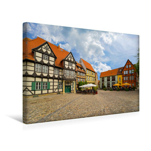 Premium Textil-Leinwand 45 cm x 30 cm quer Ein Motiv aus dem Kalender Quedlinburg Impressionen