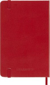 Moleskine 12 Monate Wochen Notizkalender 2024, Pocket/A6, Scharlachrot