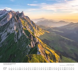 Geliebte Berge 2025 - DUMONT Wandkalender - mit den wichtigsten Feiertagen - Format 38,0 x 35,5 cm