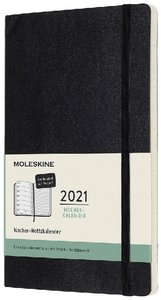 Moleskine 12 Monate Wochen Notizkalender Deutsch 2021 Large/A5, Schwarz