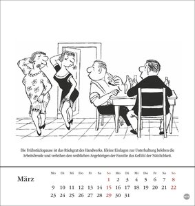 Loriot Postkartenkalender 2026