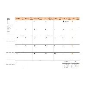 MARK'S 2021/2022 Taschenkalender A6 vertikal, Flower Pattern, Magenta