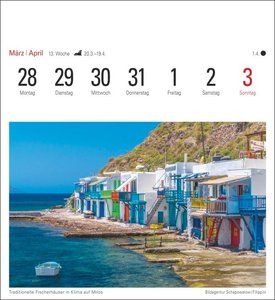 Griechische Inseln Kalender 2022