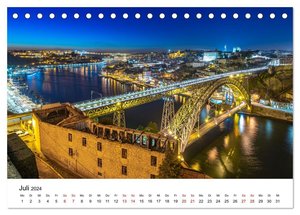Lichter der Stadt (Tischkalender 2024 DIN A5 quer), CALVENDO Monatskalender
