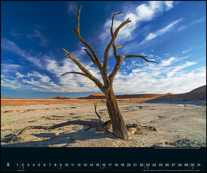 Namibia 2022 - Foto-Kalender - Poster-Kalender - 60x50 - Wildnis - Natur - Reisen