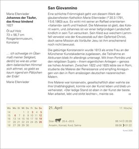 Kunst Tagesabreißkalender 2026 - Kulturkalender - Künstler, Werke, Museen