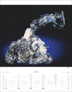 Mineralien Kalender 2026