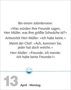 Beste Witze Tagesabreißkalender 2026