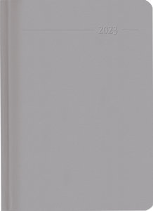 Buchkalender Mini Sydney Silver 2023 - Büro-Kalender - Cheftimer 10,7x15,2 cm - 1 Tag 1 Seite - 352 Seiten - Alpha Edition