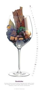 Weinaromen 2025 - Wandkalender - Weinsorten und wonach sie schmecken Hoch-Format 22 x 49,5 cm