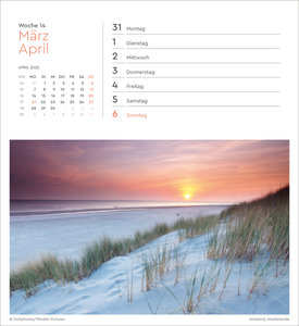 Nordseeküste - KUNTH Postkartenkalender 2025