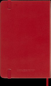 Moleskine 12 Monate Wochen Notizkalender 2024, Pocket/A6, Scharlachrot