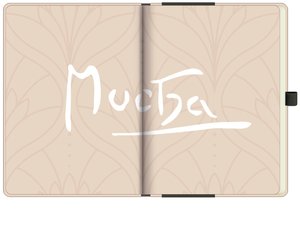 Alfons Mucha 2025 - Buchkalender - Taschenkalender - Kunstkalender - 16x22