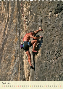 Klettern - Adrenalin pur (Premium, hochwertiger DIN A2 Wandkalender 2023, Kunstdruck in Hochglanz)