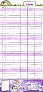 times&more Schutzengel Familienplaner 2024. Kalender mit 5 Spalten - praktischer Familienplaner für die Wand mit süßen Schutzengeln als Blickfang. Familienkalender 2024.