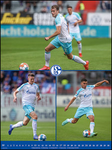 FC Schalke 04 2022 - Poster-Kalender-XL - Fußball-Kalender - Fan-Kalender - 48x64 - Sport
