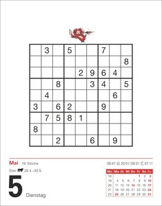 Sudoku Tagesabreißkalender 2026