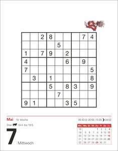 Sudoku Tagesabreißkalender 2025