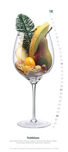 Weinaromen 2025 - Wandkalender - Weinsorten und wonach sie schmecken Hoch-Format 22 x 49,5 cm