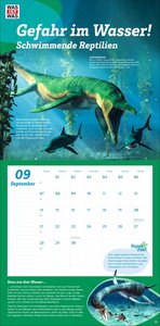 WAS IST WAS Dinosaurier Broschurkalender 2026