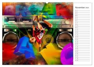 Break Dance (Wandkalender 2024 DIN A2 quer), CALVENDO Monatskalender