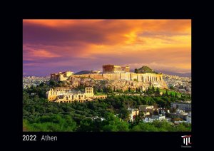 Athen 2022 - Black Edition - Timokrates Kalender, Wandkalender, Bildkalender - DIN A4 (ca. 30 x 21 cm)
