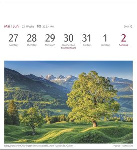 Lichtblicke Postkartenkalender. Kalender zum Aufstellen oder Aufhängen. Postkarten-Tischkalender 2024 mit stimmungsvollen Motiven und Naturaufnahmen