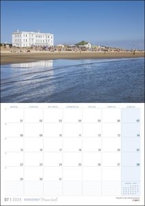 Norderney ...meine Insel Planer 2024. Schöne Inselfotos und ein praktischer Terminkalender für die Wand. Raum für Urlaubsfeeling und Notizen! Dekorativer Kalender 2024.