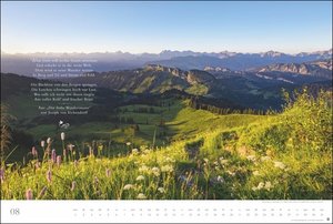 Deutschlands Wanderwege - ein literarischer Spaziergang Kalender 2022