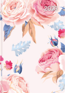 Ladytimer Mini Roses 2023 - Taschen-Kalender 8x11,5 cm - Rosen - Weekly - 144 Seiten - Notiz-Buch - Alpha Edition