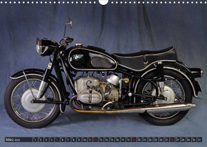 Deutsche Motorrad Oldtimer (Wandkalender 2023 DIN A3 quer)