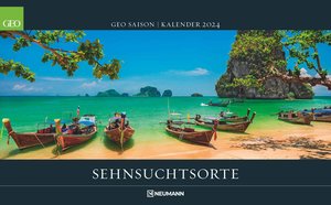 GEO: Sehnsuchtsorte 2024 - Wand-Kalender - Reise-Kalender - Poster-Kalender - 58x36