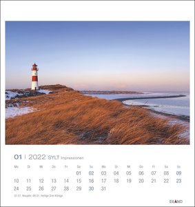 Sylt Impressionen Postkartenkalender 2022