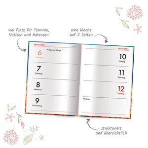 Trötsch Taschenkalender A7 Schmetterling 2025