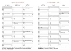Tages-Kalenderbuch A6, pink Kalender 2022