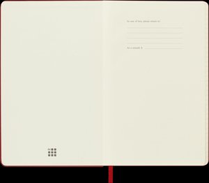 Moleskine 12 Monate Wochen Notizkalender 2024, Pocket/A6, Scharlachrot