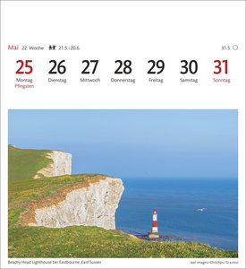 England Sehnsuchtskalender 2026
