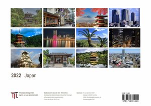 Japan 2022 - White Edition - Timokrates Kalender, Wandkalender, Bildkalender - DIN A4 (ca. 30 x 21 cm)