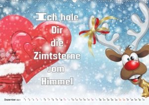 Spruchkalender - frech und bunt (Wandkalender 2021 DIN A2 quer)