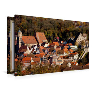 Premium Textil-Leinwand 120 cm x 80 cm quer Ein Motiv aus dem Kalender Aus der Ferne: Schwäbisch Hall