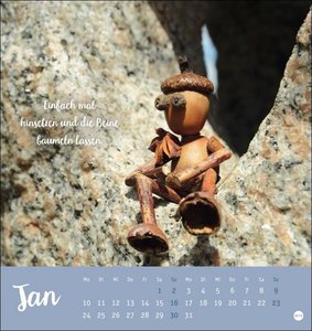 Eichelmännchen Postkartenkalender 2022