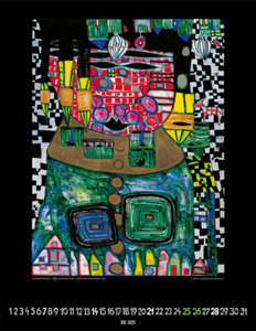 Hundertwasser Art Calendar 2025