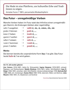 Spanisch Sprachkalender 2026