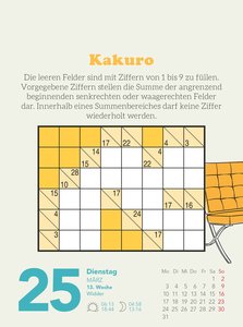 Stefan Heine Rentnerrätsel 2025 - Tagesabreißkalender - 11,8x15,9 - Rentnerkalender - Rentnerrätsel - Rätselkalender
