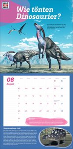 WAS IST WAS Dinosaurier Broschurkalender 2026