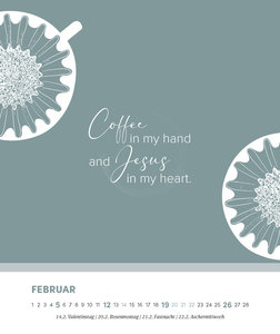 Coffee and Jesus 2023 - Postkartenkalender