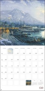 Land of Light Broschurkalender 2023. Kunstvoller Wandkalender mit idyllischen Gemälden. Einzigartiger Kunst-Kalender mit Bildern von Thomas Kinkade. 29,5x30 cm. Quadratisch