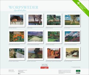 Worpsweder Landschaften Kalender 2026