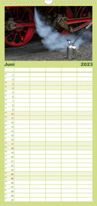 Familienplaner Dampferlebnis im Harz (Wandkalender 2023 , 21 cm x 45 cm, hoch)