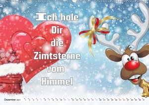 Spruchkalender - frech und bunt (Wandkalender 2021 DIN A2 quer)